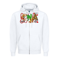 White Christmas CNA Certified Nursing Assistant Zipper Hoodie - LillyAllenDesigns
