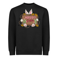 Black howdy easter Heavyweight Sweatshirt - MaliasSmallBusiness
