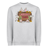 Heather Grey howdy easter Heavyweight Sweatshirt - MaliasSmallBusiness
