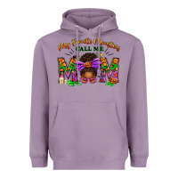 Lavender My Favorite Monsters Call Me Mom Heavyweight Hoodie - texasbilliewilder