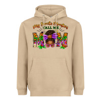 Mushroom My Favorite Monsters Call Me Mom Heavyweight Hoodie - texasbilliewilder