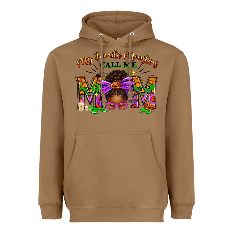 My Favorite Monsters Call Me Mom Heavyweight Hoodie by texasbilliewilder | Teevron