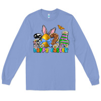 Colony Blue 2024 Happy Easter Long Sleeve Tee - NancyCooperArtShop