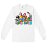 White 2024 Happy Easter Long Sleeve Tee - NancyCooperArtShop