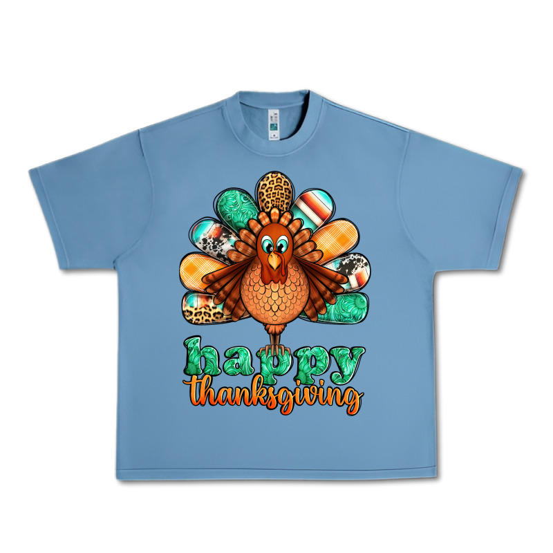 Happy Thanksgiving Turkey Urban Heavy Tee by Jasminsmagicworld | Teevron