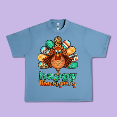 Happy Thanksgiving Turkey Urban Heavy Tee Designed By Jasminsmagicworld
