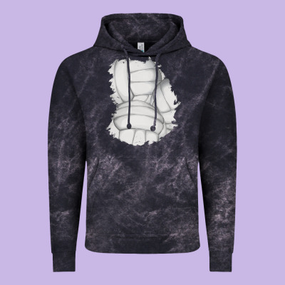 2 Volleyball Patch Vintage Hoodie Designed By Adodesignshop