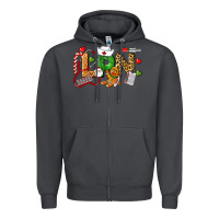 Smoke Christmas lpn certified nursing assistant Zipper Hoodie - LillyAllenDesigns