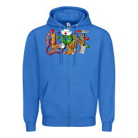 True Royal Christmas lpn certified nursing assistant Zipper Hoodie - LillyAllenDesigns