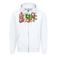 White Christmas lpn certified nursing assistant Zipper Hoodie - LillyAllenDesigns