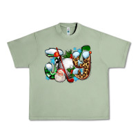 Oil Green joy with golf and santas Urban Heavy Tee - AdoDesignShop