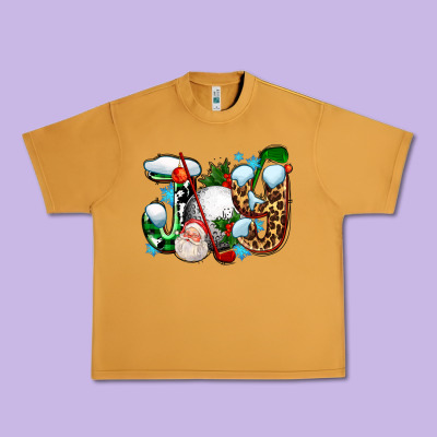 Joy With Golf And Santas Urban Heavy Tee Designed By Adodesignshop