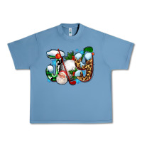 Pebble Blue joy with golf and santas Urban Heavy Tee - AdoDesignShop