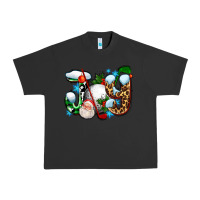 Pigment Black joy with golf and santas Urban Heavy Tee - AdoDesignShop