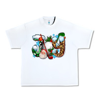 White joy with golf and santas Urban Heavy Tee - AdoDesignShop