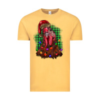 Vintage Mustard christmas rooster Vintage Tee - BarkalooDesign