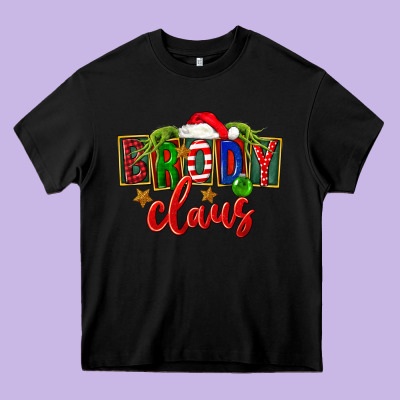 Christmas Brody Claus Heavy Core Tee Designed By Fadigitalartstudio