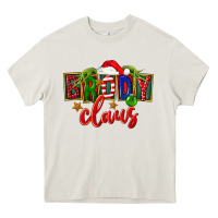 Cream Christmas brody claus Heavy Core Tee - FaDigitalArtStudio