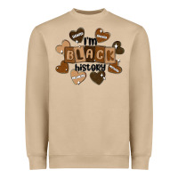 Mushroom i am black history Heavyweight Sweatshirt - MaliasSmallBusiness