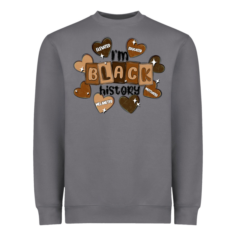I Am Black History Heavyweight Sweatshirt by MaliasSmallBusiness | Teevron