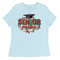 Baby Blue senior 2023 mom Ladies Tee - Zillion Design Studio