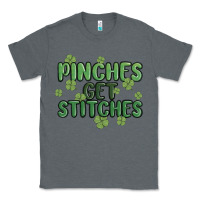 Charcoal Heather pinches get stitches Classic Tee - MaliasSmallBusiness