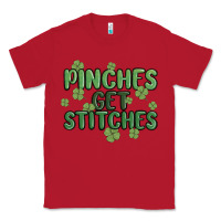 Red pinches get stitches Classic Tee - MaliasSmallBusiness