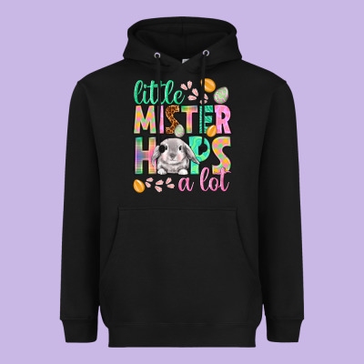 Little Mister Hops A Lot Heavyweight Hoodie Designed By Nancycooperartshop
