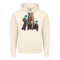 Vintage Artic mama bear and baby bear Vintage Hoodie - Artiststas