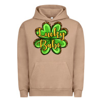 Pigment Burro St. Patrick's Lucky babe Urban Hoodie - OliviaCreatesArt