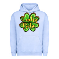Pigment Grape Ice St. Patrick's Lucky babe Urban Hoodie - OliviaCreatesArt