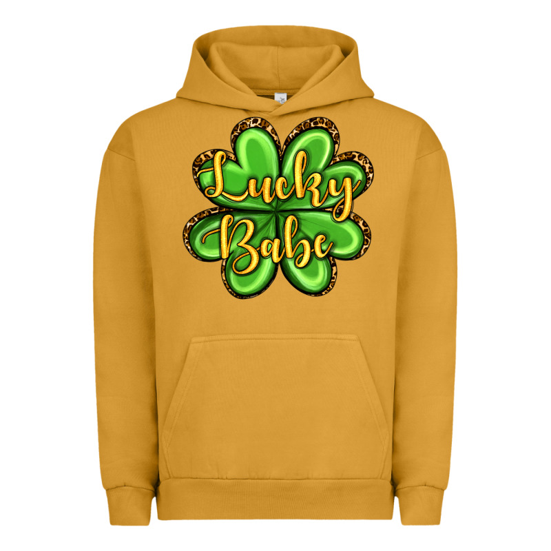 St. Patrick's Lucky Babe Urban Hoodie by OliviaCreatesArt | Teevron