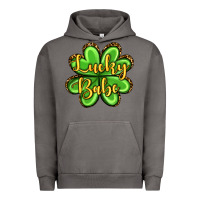 Pigment Tornado St. Patrick's Lucky babe Urban Hoodie - OliviaCreatesArt