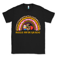 Black back to school rainbow hello fifth grade Classic Tee - AdoDesignShop