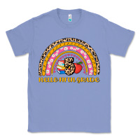 Colony Blue back to school rainbow hello fifth grade Classic Tee - AdoDesignShop