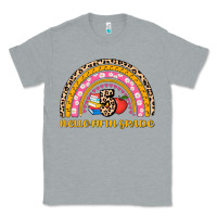 Heather Grey back to school rainbow hello fifth grade Classic Tee - AdoDesignShop