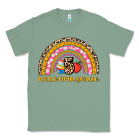 Sage back to school rainbow hello fifth grade Classic Tee - AdoDesignShop