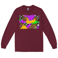 Burgundy mardi gras background Long Sleeve Tee - JahusDesignShop