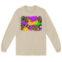Mushroom mardi gras background Long Sleeve Tee - JahusDesignShop