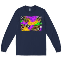 Navy mardi gras background Long Sleeve Tee - JahusDesignShop