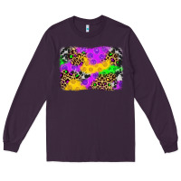 Plum mardi gras background Long Sleeve Tee - JahusDesignShop
