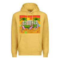 Antique Gold summer caravan Premium Hoodie - TumblerDesignByShophia