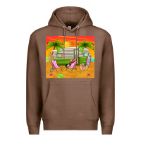 Chestnut summer caravan Premium Hoodie - TumblerDesignByShophia