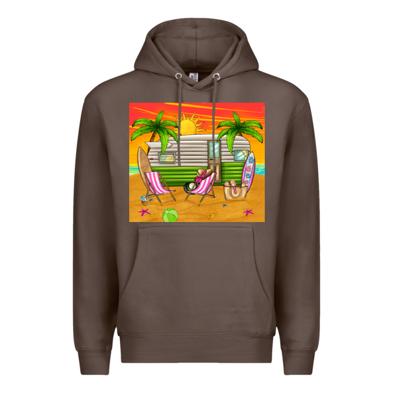 Summer Caravan Premium Hoodie by TumblerDesignByShophia | Teevron