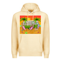 Pina Colada summer caravan Premium Hoodie - TumblerDesignByShophia