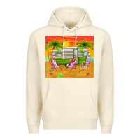 Sandshell summer caravan Premium Hoodie - TumblerDesignByShophia