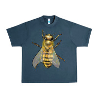 Midnight Navy Bee Urban Heavy Tee - LillyAllenDesigns