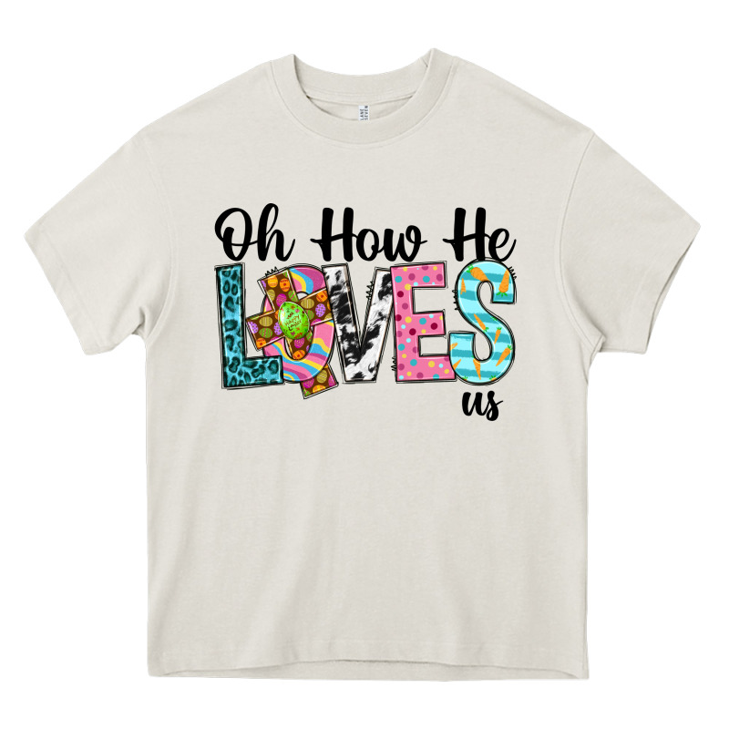 Oh How He Loves Us Heavy Core Tee by Neo Western | Teevron