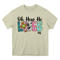 Mossy Oh how he loves us Heavy Core Tee - Neo Western
