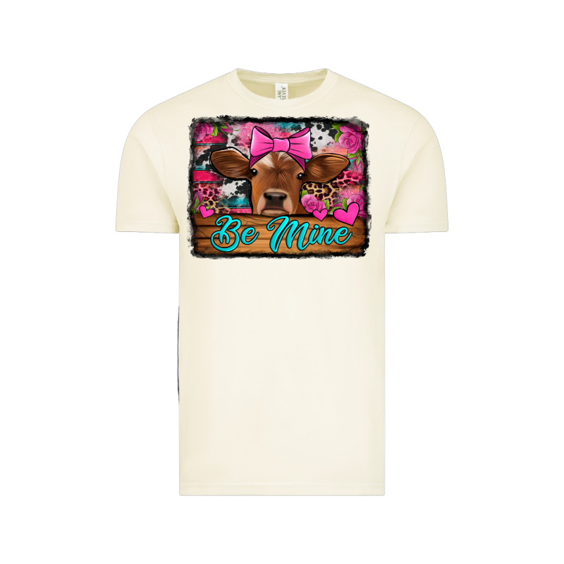 Be Mine Valentine's Day Cow Vintage Tee by Jasminsmagicworld | Teevron